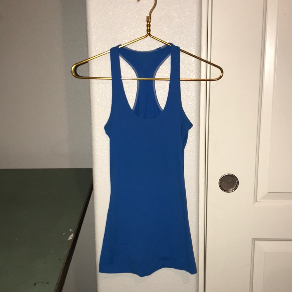 Blue lulu lemon tank